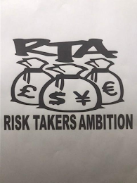 RTA RISK TAKERS AMBITION logo