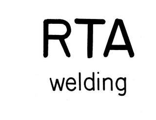 RTA WELDING logo