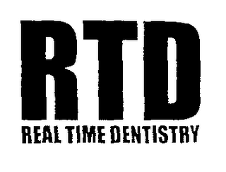 RTD REAL TIME DENTISTRY logo
