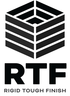 RTF RIGID TOUGH FINISH logo