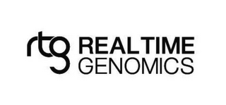 RTG REAL TIME GENOMICS logo