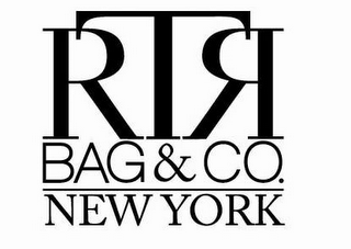 RTR BAG & CO. NEW YORK logo