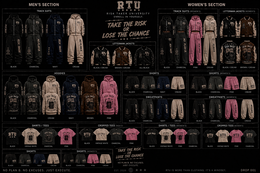 RTU RISK TAKER UNIVERSITY ENROLL IN YOURSELF. TAKE THE RISK OR LOSE THE CHANCE logo
