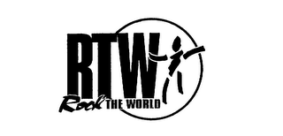 RTW ROCK THE WORLD logo