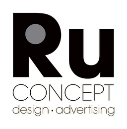 RU CONCEPT DESIGN · ADVERTISING logo
