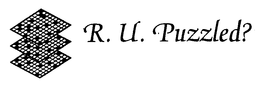 R.U. PUZZLED? logo