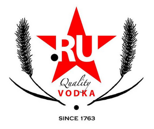 .RU QUALITY VODKA · SINCE 1763 logo