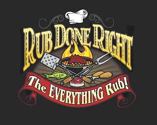 RUB DONE RIGHT THE EVERYTHING RUB! logo