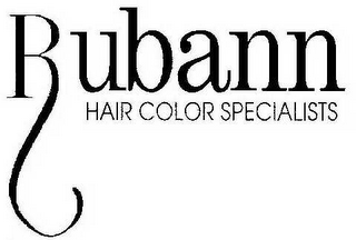 RUBANN HAIR COLOR SPECIALISTS logo
