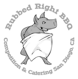 RUBBED RIGHT BBQ - COMPETITION & CATERING SAN DIEGO, CA logo