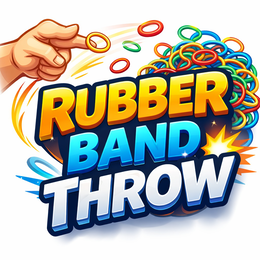 RUBBER BAND THROW logo