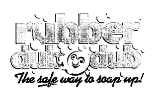 RUBBER DUB DUB THE SAFE WAY TO SOAP UP! logo