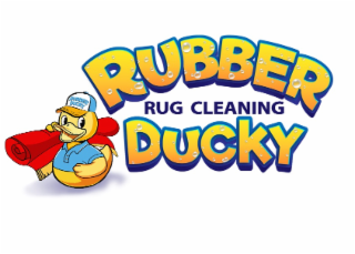RUBBER DUCKY RUBBER RUG CLEANING DUCKY logo