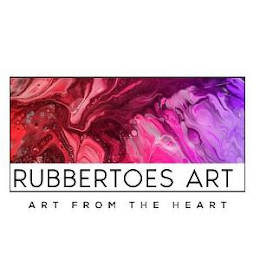 RUBBERTOES ART ART FROM THE HEART logo