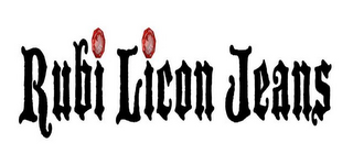 RUBI LICON JEANS logo