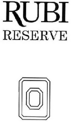 RUBI RESERVE logo
