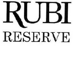RUBI RESERVE logo