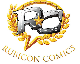 RUBICON RC RUBICON COMICS logo