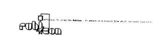RUBICON ROOBIKON: TO CROSS THE RUBICON - T0 EMBARK ON A MISSION FROM WHICH ONE CANNT TURN BACK. logo