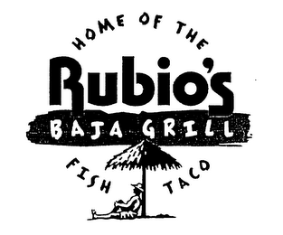 RUBIO'S BAJA GRILL HOME OF THE FISH TACO logo