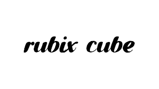RUBIX CUBE logo