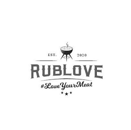 RUBLOVE #LOVEYOURMEAT EST. 2020 logo