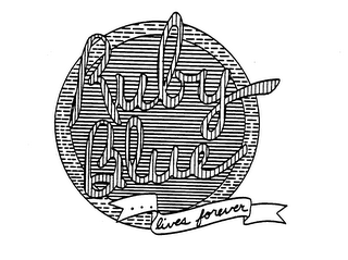 RUBY BLUE LIVES FOREVER logo