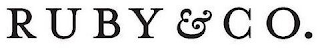 RUBY & CO. logo