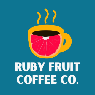 RUBY FRUIT COFFEE CO. logo