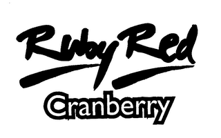 RUBY RED CRANBERRY logo