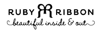 RUBY RIBBON BEAUTIFUL INSIDE & OUT logo