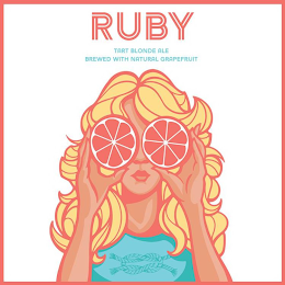 RUBY TART BLONDE ALE BREWED WITH NATURAL GRAPEFRUIT logo