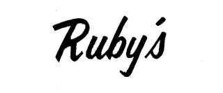 RUBY'S logo