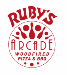 RUBY'S ARCADE WOODFIRED PIZZA & BBQ logo