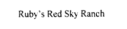 RUBY'S RED SKY RANCH logo