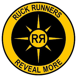 RUCK RUNNERS, REVEAL MORE, RR logo