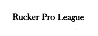 RUCKER PRO LEAGUE logo