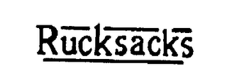 RUCKSACKS logo