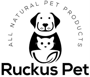 RUCKUS PET ALL NATURAL PET PRODUCTS logo