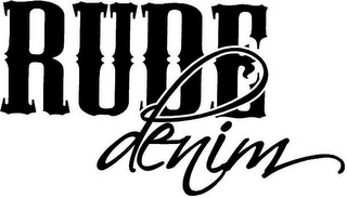 RUDE DENIM logo