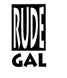 RUDE GAL logo