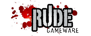 RUDE GAMEWARE logo
