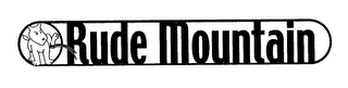 RUDE MOUNTAIN logo