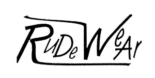 RUDE WEAR logo