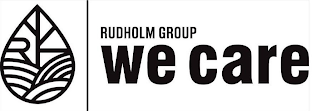 RUDHOLM GROUP WE CARE logo