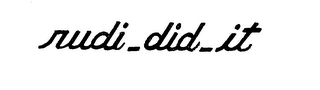 RUDI-DID-IT logo