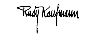 RUDY KAUFMANN logo