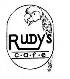 RUDY'S C-A-F-E logo