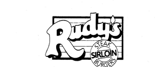 RUDY'S STEAK SIRLOIN BURGERS logo