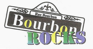 RUE BOURBON BOURBON ROCKS logo